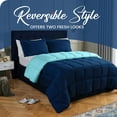 thumbnail image 2 of Canadian Linen Couette Alternative Ultra Douce, Taille Simple, Insert de Couette Réversible Chaud pour l'Hiver, 2 of 8
