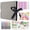 Gray, variant on TJT Scrapbook Album 80 Pages, Photo Album Scrapbook Supplies Kit, Kraft Paper Memory Book for Wedding, Birthday, Travel, Christmas, Mother's Day