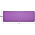 thumbnail image 3 of BalanceFrom GoCloud 71x24 Inches Extra Thick Yoga Mat 1-Inch High-Density Foam, Purple, 3 of 4