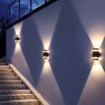 thumbnail image 1 of Luz de pared al aire libre Cola doble cabezal impermeable, 1 of 8