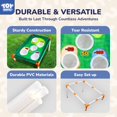 thumbnail image 4 of Set TOY Life Golf Cornhole Battle con tarjeta de puntuación y pelotas, 4 of 7