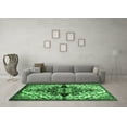 thumbnail image 3 of Ahgly Company Indoor Rectangle Medallion Emerald Green Traditional Area Rugs, 3' x 5', 3 of 4