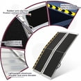 HOUGEET Wheelchair Ramp for Home, Portable Aluminum Threshold Ramps ...