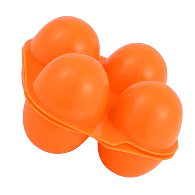 Cartón De Huevos De 4 Unidades, Caja De Almacenamiento De Cartones De Huevos De Plástico Para Actividades Al Aire Libre