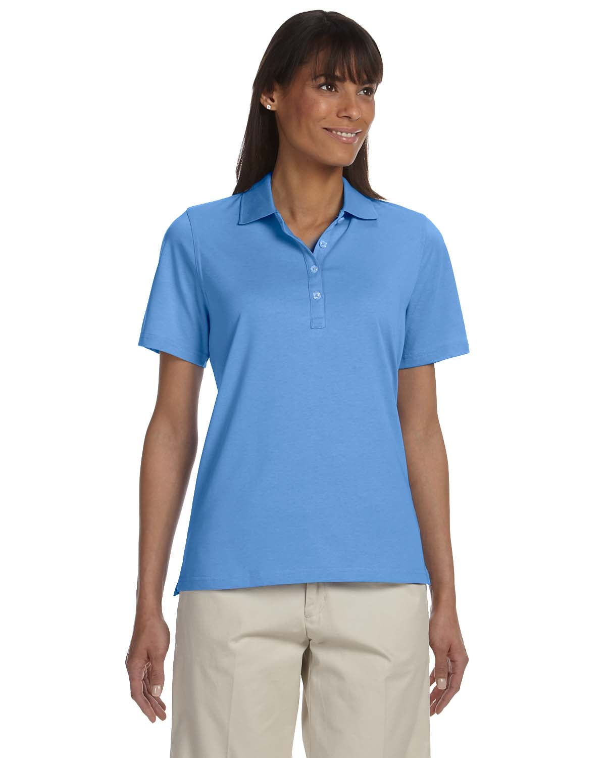 Ashworth 1147C Polo Shirt Ladies' High Twist Cotton Tech - Walmart.com
