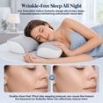 thumbnail image 5 of Side Sleeper Pillow Anti Wrinkle Aging Memory Foam Pillow, Neck Support Pillow for Side Back Stomach Sleepers, 5 of 8