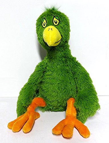 green bird stuffed animal