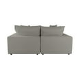 thumbnail image 3 of TOV Furniture Cali Slate Performance Fabric Modular Loveseat, 3 of 7
