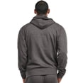 thumbnail image 2 of Men's Lightweight Fleece Pullover Hoodie / Sweatshirt, Charcoal Grey L, 1 Pack, 2 of 4