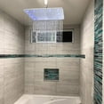 thumbnail image 4 of CES 16 Inch LED Square Rain Shower Head High Pressure Stainless Steel Bath Shower, Ultra Thin Rainfall Shower head with Silicone Nozzle and Powerful Spray Performance, 4 of 8