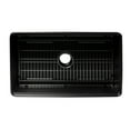thumbnail image 6 of ALFI brand ABFS3320S-BM Black Matte Workstation 33" x 20" Single Bowl Step Rim Fireclay Farm Sink with Accessories, 6 of 7