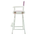 thumbnail image 4 of Silla Director Casual Home 230-01/021-22, altura de barra, color blanco y rosa, 4 of 7