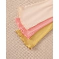 thumbnail image 6 of Toddler Girls Clothes Girls Pants Kids 3-Pack Casual Pants Toddler Solid Color Bell-bottomed Pants for Girls 1T 2T 3T 4T 5T Apricot Pink Yellow, 6 of 6