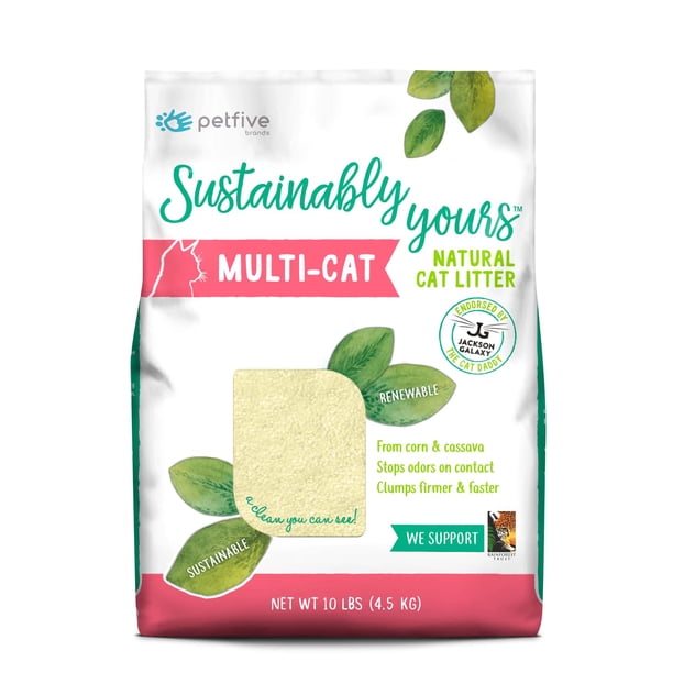 Arena para gatos Sustainably Yours Natural Multi-cat 10 lbs