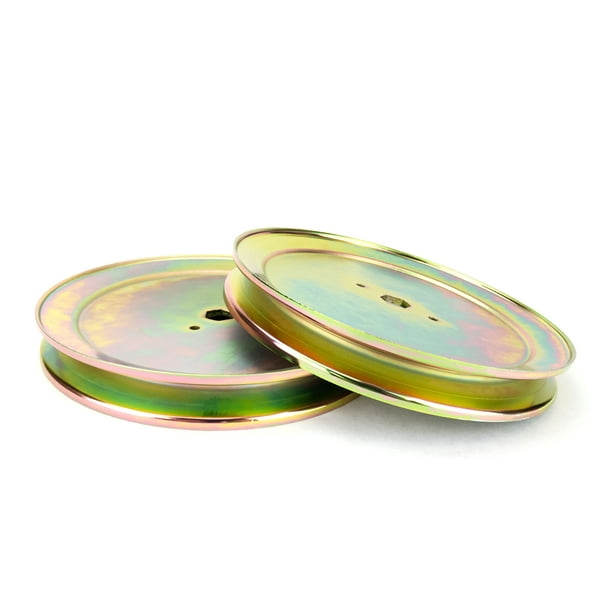 (2) Spindle Pulley 7" Fits John Deere Riding Mowers Part No GX20367