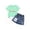 Green, variant on Xijirk Girls' 2-Piece Summer Outfit Letter Print Short Sleeve T-Shirt & Fra Yearsed Denim Skirt Set,6-7 Years