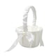 thumbnail image 1 of Cateissary Cesta de boda Bowknot Soporte de flores Almacenamiento Colgante Adorno Contenedor de perlas Decoración para la ceremonia de celebración Kits de decoración para fiestas Cateissary HA077429-01, 1 of 6