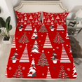 thumbnail image 2 of Homewish Merry Christmas Tree Full Size Sheets 4-Piece for Kids Teens Boys Girls,Happy New Year Breathable Bed Sheets,Xmas Festival Lightweight Sheet Sets,Super Cozy Room Decor, 2 of 7