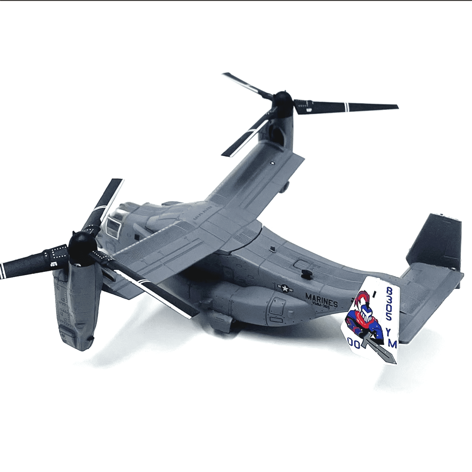 V22 Osprey Transport Helicopter Model 1:144 Scale Alloy Aircraft for Display Collection Model Gifts Toy