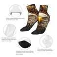 thumbnail image 5 of Fuzoiu Vintage Pattern Bald Eagle Print Adult Socks, Crew Moisture-wicking Socks, Unisex Cushion Crew Socks,Casual Sports Ankle Socks, 5 of 7