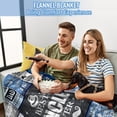 thumbnail image 2 of LHSHID Bonus Dad Fathers Day Blanket Gifts from Kids Step Dad Gifts from Daughter Son Step Dad Birthday Gifts Fathers Day Blanket for step dad Stepped up Dad Gifts Ideas Men Throw Blanket 50x60in, 2 of 6
