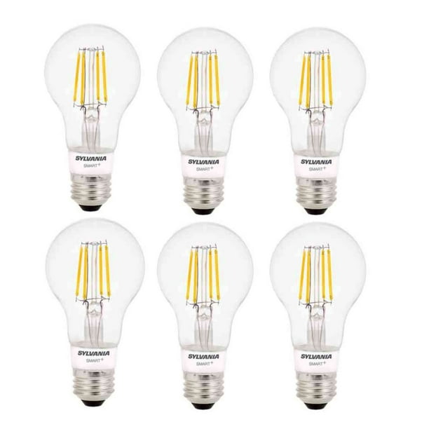 Sylvania Smart+ Home Bluetooth Soft Blanc Dimmable A19 LED Ampoule (6 Pack)