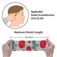 thumbnail image 7 of Wukai Tomato Sports sweatband,Men & Women Sweatband Headband for Running, Cross Training, Racquetball, Working Out, 7 of 7