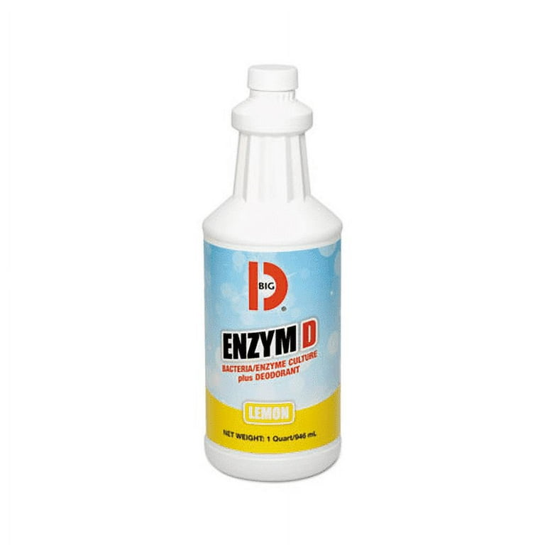 Enzym D Digester Liquid Deodorant, Lemon, 32 oz Bottle, 12/Carton Enzym D Digester Liquid Deodorant, Lemon, 32 oz Bottle, 12/Carton