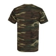 thumbnail image 3 of CODE FIVE™ Men's 100% Cotton Camouflage Crew Neck Short Sleeve Tee (4XL, Green Woodland), 3 of 5