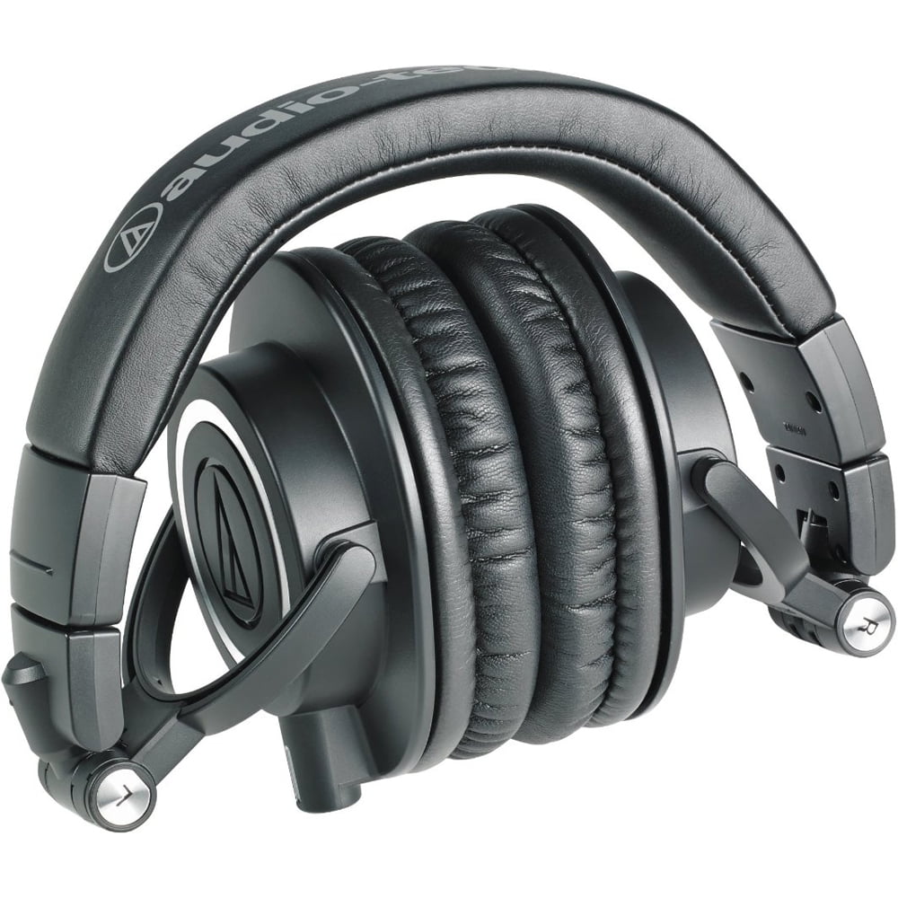 Audio-Technica DJ Over-Ear Headphones, Black, ATH M50