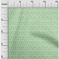 thumbnail image 2 of oneOone Polyester Lycra Green Fabric Abstract Floral Dress Material Fabric Print Fabric By The Yard 56 Inch Wide, 2 of 4