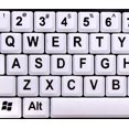 thumbnail image 1 of Teclado Nuklz Letras Grandes Con Cable Usb Para Pc -blanco, 1 of 4