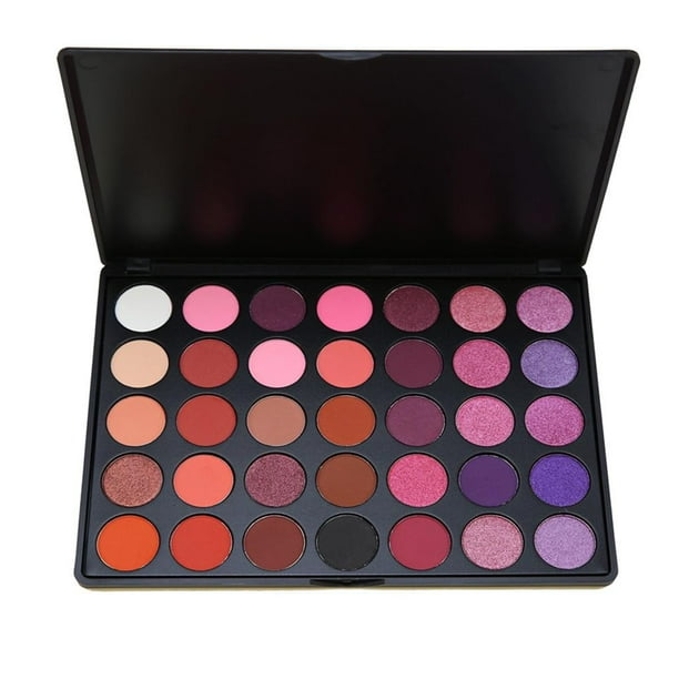 Paleta de sombras de ojos mate de maquillaje fino suave de 35 colores Sombra de ojos de larga duración. 03 Zulema Paleta de sombras de ojos