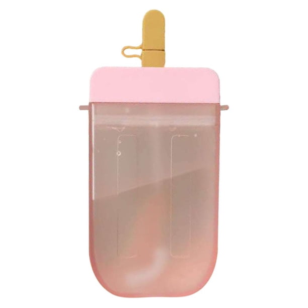 Botellas de agua con pajitas, creativas, para mujeres y niñas, jarra de agua de 300 ml Rosado