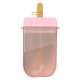 thumbnail image 1 of Botellas de agua con pajitas, creativas, para mujeres y niñas, jarra de agua de 300 ml Rosado, 1 of 8