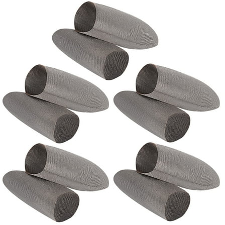 10 Pcs Carpal Tunnel Wrist Brace Finger Sleeve for Phone 4.50X2.50X0.20CM Grey