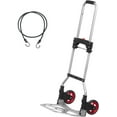 thumbnail image 2 of Folding Hand Truck Dolly with Telescoping Handle and Rubber Wheels for Heavy Duty Moving, 2 of 7