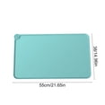 thumbnail image 3 of cpengpj Silicone Pet Food Mat Waterproof Non-Slip Dog Cat Feeding Bowl Placemat for Small Animals, Multi-Color, 3 of 9