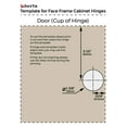 thumbnail image 6 of Berta 5/8" Overlay 105 Degree Face Frame Cabinet Hinges (30 Pack), 6 of 6