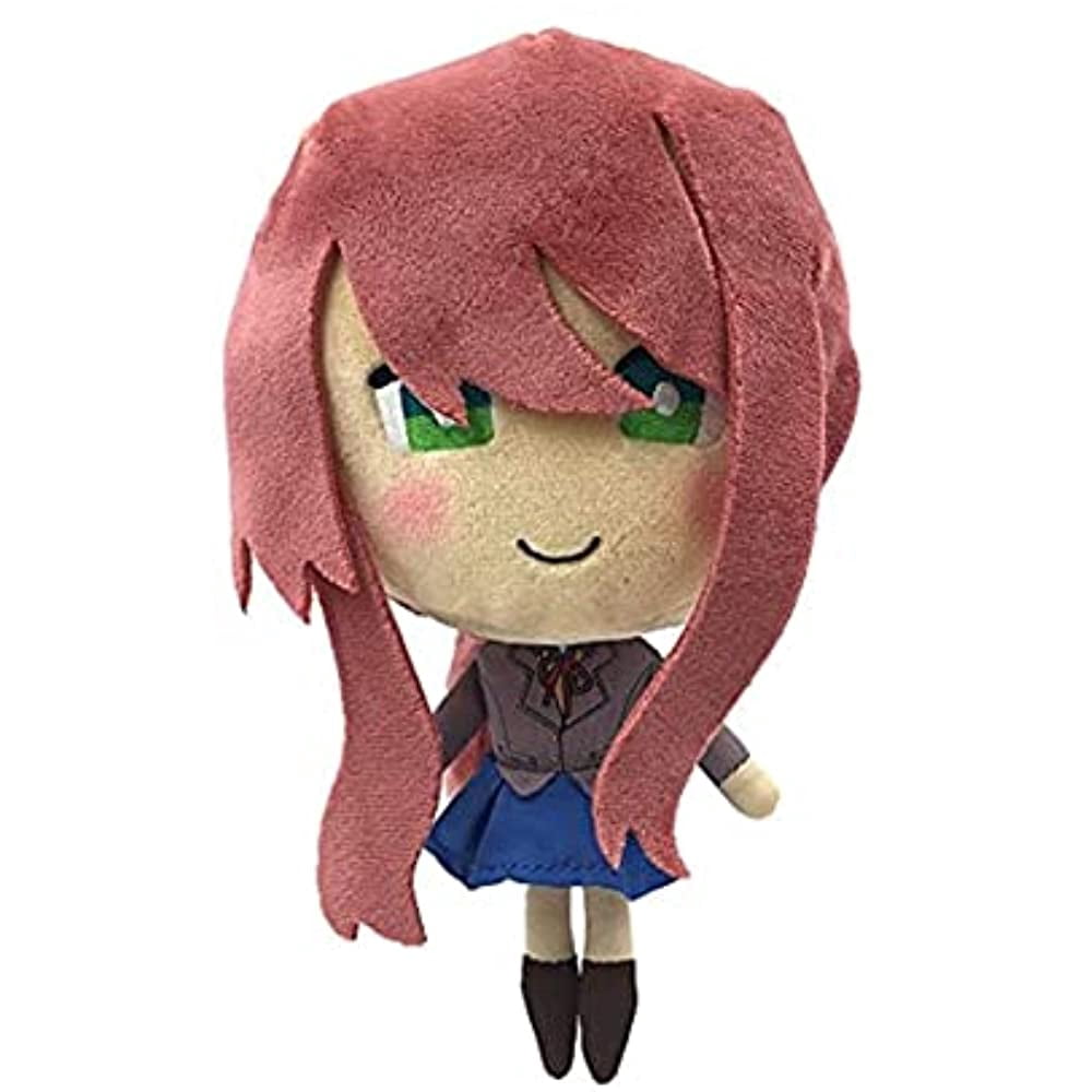 Plush Doll Anime Game Cute Girl Plushie Toy 20cm/7.87in (Monika) -  Walmart.com