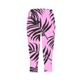 thumbnail image 5 of lcziwo Today Prime Sales, Womens Milk Silk Soft Cropped Leggings 2025 Summer Palm Trees Beach Leggings Casual High Waisted Tummy Control Workout Tight Capris Purple S, 5 of 6