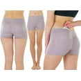 thumbnail image 5 of ToBeInStyle Women's Pack of 6 Enhancing Butt Boosting Padded Panty Boyshorts - Vibrant, 5 of 7