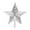 Silver, variant on Christmas Tree Topper Star Pentagram Decoration Plastic Five-Point Star for Tree Top Holiday Festive Decor, Shiny Red Yellow Silver Christmas Tree Accessory