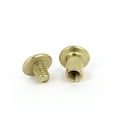 thumbnail image 3 of Uxcell 5x8mm Brass Plated Binding Chicago Screw Post for Album Leather Purse (20-pack), 3 of 4
