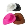 thumbnail image 6 of Cowboy Hat for Crafts Hat Western Hat for Decorating Miniature Dolls Hat Toy Party Hat Cowgirl Hat 5/10PCS, 6 of 8