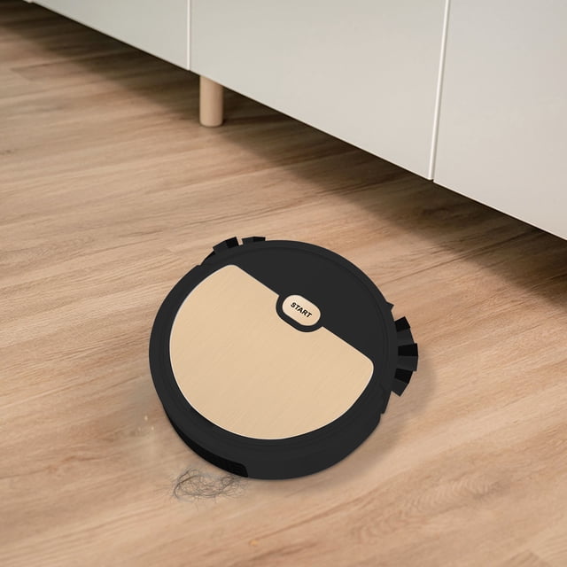 Fiudx Robot Aspirador Inteligente de Juguete, Limpieza Automática de Suelos, Funcionamiento Silencioso y Silencioso, Batería Recargable, Juego Interactivo Divertido, Multisuperficie, Tamaño 21 X 21 X