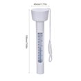 thumbnail image 2 of Termómetros de temperatura del agua premium con cuerda, resistentes a roturas, para piscinas interiores y exteriores, spas, jacuzzis, acuarios y estanques de peces JM, 2 of 5