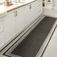 thumbnail image 3 of JONATHAN Y SANTA MONICA 2 x 8 Runner Rug, James Border Stripe - Black/Cream, SMB201C-28, 3 of 8