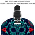 thumbnail image 4 of Square 2Pack PU Leather Skull Cruise Luggage Tag with Privacy Cover and Name ID Tag for Travel Handbags Backpacks Luggage Tags, 4 of 6