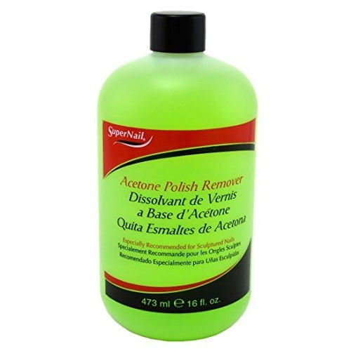 Super Nail Acetone Polish Remover 16 Oz - Walmart.com - Walmart.com